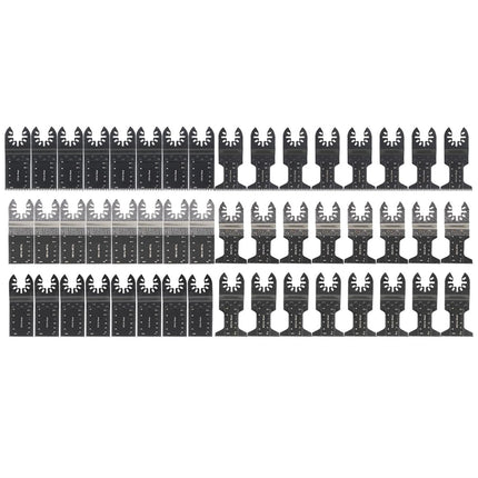 Findmall 48PCS 1-3/8 Inch and 1-3/4 Inch Standard Oscillating Saw Blade Made of Steel Fit for Wood Metal or Soft Metal Cutting Plastic Cutting