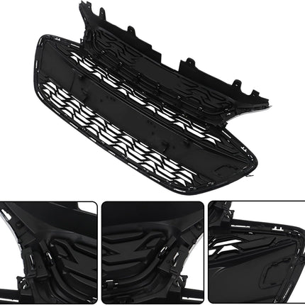 Findmall Black Front Upper Bumper Grille Assembly Replacement for Spark 2019-2022 42687998
