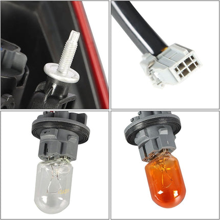 Findmall Outer Tail Light Assemblies for 2016–2018 Chevrolet Malibu Rear Left and Right, Replaces 84516374 and 84516375