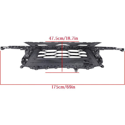 Findmall Chrome and Black Front Bumper Grille Replacement for Blazer RS 2023-2025 84764907