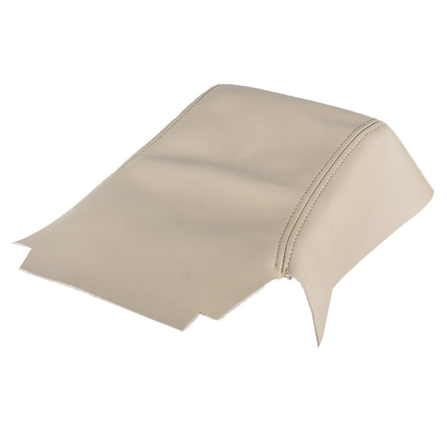 Findmall Leather Center Console Armrest Cover Skin Beige Replacement for 2006-2013 Range Rover Sport