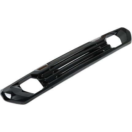 Findmall Front Lower Bumper Grille Plate Filler for 2019‑2022 GMC Sierra 1500 AT4 Denali, Painted Gloss Black Factory Plastic, Replacement for 84176747
