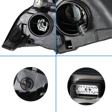Findmall Headlight Assembly for 2015–2018 Ford Edge Front Right Passenger Side, Replaces FO2503341