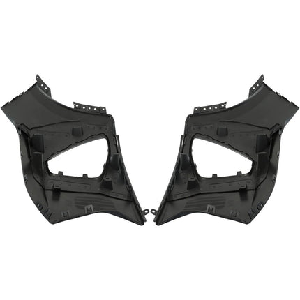 Findmall Front Bumper Upper Covers for 2019‑2022 Chevrolet Blazer, Plastic Primed, Left and Right Side 2Pcs, Replacement for 84537991, 84537990, GM1017109 and GM1016109