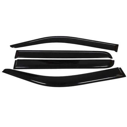 Findmall Side Window Visor Vent Sun Rain Guard Deflector Replacement for 2009-2014 F150 Crew Cab Pickup 4-Door