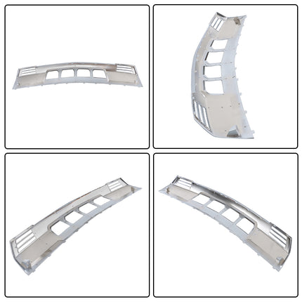 Findmall Front Bumper Lower Valance Skid Plate Chrome Plastic for 2022‑2023 Chevrolet Silverado 1500 Front, Replaces 84878992
