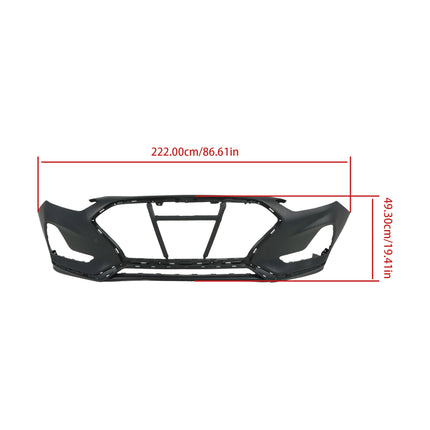 Primed Front Bumper Cover Replacement for 2019 Sonata SEL Replacement for 86511C2AA0 HY1000219 191275430217