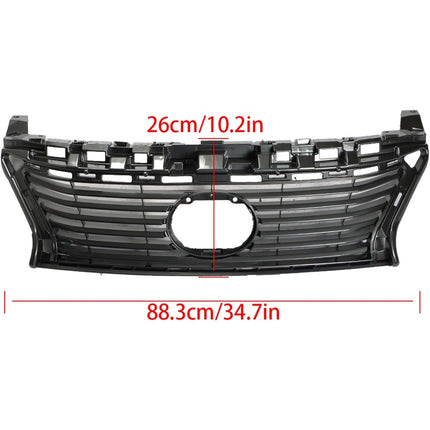 Findmall Front Upper Grille for 2013-2015 Lexus ES350 ES300h, Black
