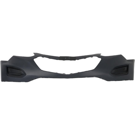 Findmall Primed Front Bumper Cover without Fog Light Holes Replacement for 2016-2017 Chevrolet Equinox, GM1014119