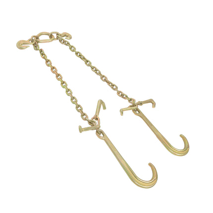 Findmall G70 3/8" x 2 ft Truck Tow Chain Heavy Duty Towing Chain with Hooks Replacement for Vehicle Recovery