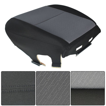 Findmall Driver Side Bottom Cloth Seat Cover Replacement for 2007-2014 Silverado 1500 2500 Black Gray