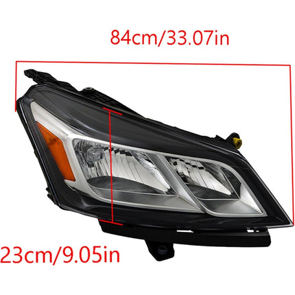 Findmall Passenger Side Headlights Assembly Halogen Replacement for Traverse 2013-2017 Housing Chrome Lamp RH 1PC 84262932