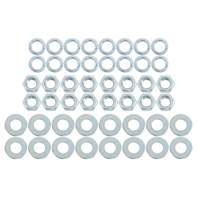 Findmall 8-U-Bolt Trailer Axle Mounting Kit for 3 in Round Axles, 7 in Long, 1/2 in Diameter