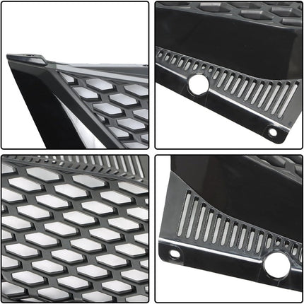 Findmall Front Upper Honeycomb Grille for 2011-2017 Toyota Sienna, Black