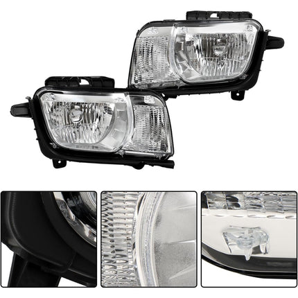 Findmall Headlight Assembly Replacement for Camaro Front LH RH