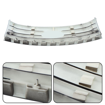 Findmall Front Grille Upper Glossy Black Replacement for Edge 2007-2010