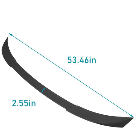 Findmall Rear Trunk Spoiler Lid Glossy Black Painted Replacement for 2018 2019 2020 Honda Accord