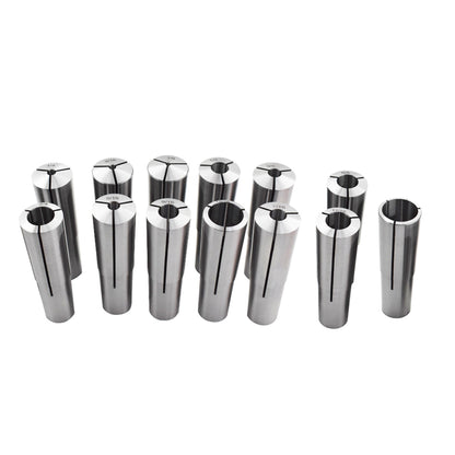 New 4MT Morse Taper Collet 13 Pcs Set 1/8" - 1" With 3/16 1/4 3/8 1/2 5/8 3/4 Fit For Bridgeport