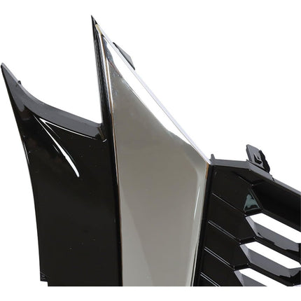 Findmall Front Grille for 2019-2021 Nissan Altima, Black with Chrome Trim
