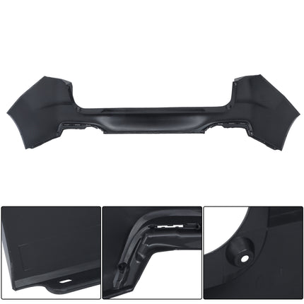 Findmall Rear Upper Bumper Cover for 2016-2018 Acura RDX, No Sensor Holes, Primed