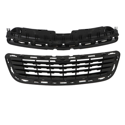 Findmall 2-Piece Chrome Front Upper and Lower Grille Set Replacement for Trax 2014-2016