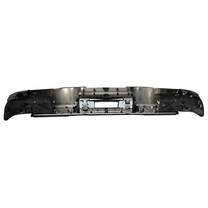 Findmall Chrome Rear Step Bumper Assembly for 2014-2018 Chevrolet Silverado 1500 and GMC Sierra 1500