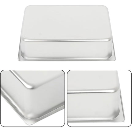 Findmall Stainless Steel Pan 6 Pack 6 Inch Deep | Full Size Pans for Steam Tables, Restaurants, Catering and Industrial Use