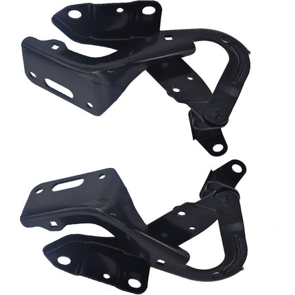 2Pcs Hood Hinge Set Steel Black Replacement for 2016-2021 HR-V HO1236141 HO1236142 60120T7WA01ZZ 60170T7WA01ZZ