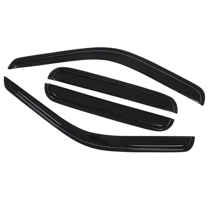 Findmall Side Window Visor Vent Rain Guard Deflector Replacement for 1999-2016 F250 F350 F450 F550 Super Duty Crew Cab