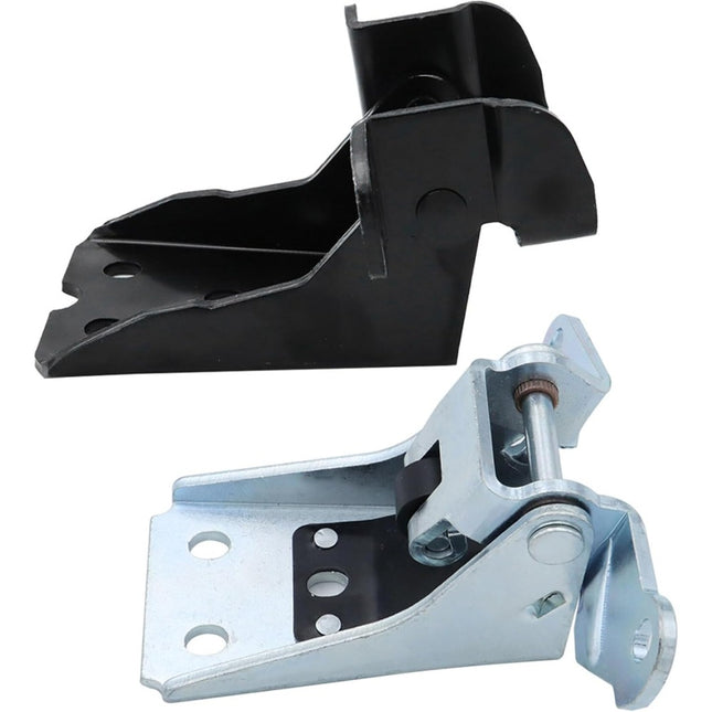 2-Pack Left Right Door Hinge Upper Lower Set for 1980-1996 Bronco F150 F250 - Steel, Standard, Unfinished