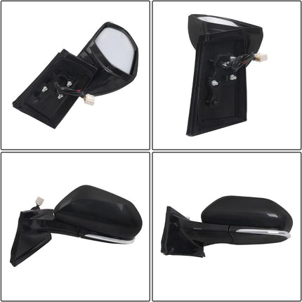 Findmall Side Mirror Assembly for 2016-2022 Prius, Driver Side, Power, Heated, Blind Spot, 6-Pin