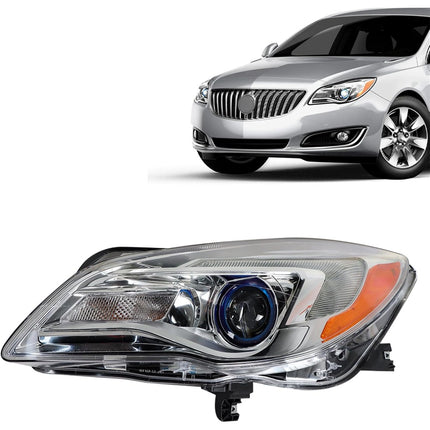 Findmall Headlights Assembly Halogen Replacement for Regal 2014-2017 Driver Side 13409902 GM2502413