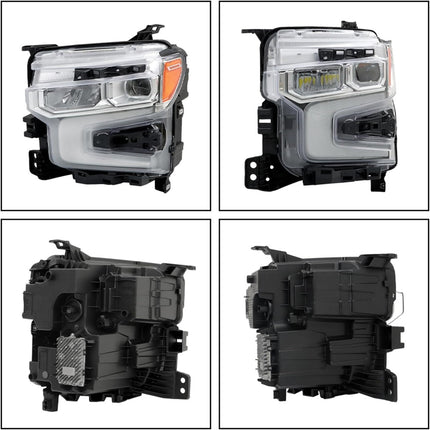 Findmall Headlights Assembly Replacement for Silverado 1500 2022-2024