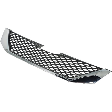 Findmall Front Grille for 2011-2017 Toyota Sienna SE, Black with Chrome Trim