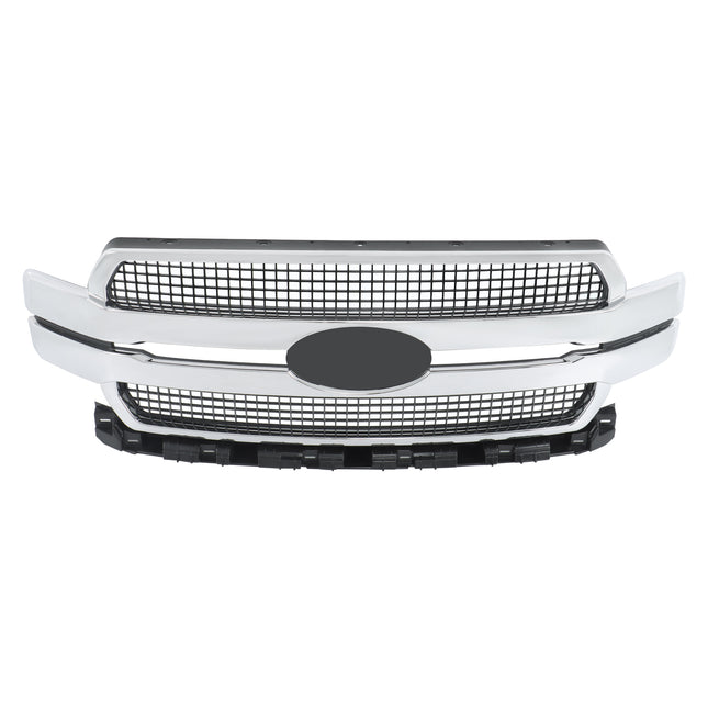 Findmall Chrome Mesh Front Upper Grille Replacement for F-150 2018-2020