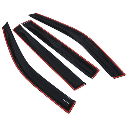 Findmall 4PCS Side Window Visor Sun Deflector Rain Guard Vent Shade Black Replacement for 2017-2020 Jeep Compass