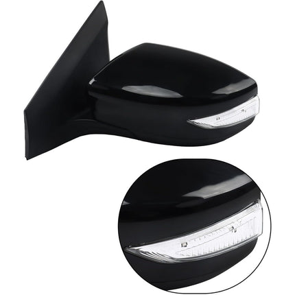 Findmall Side Mirror Assembly for 2013-2019 Sentra, Driver Side, Power, Heated, Turn Signal, 7-Pin