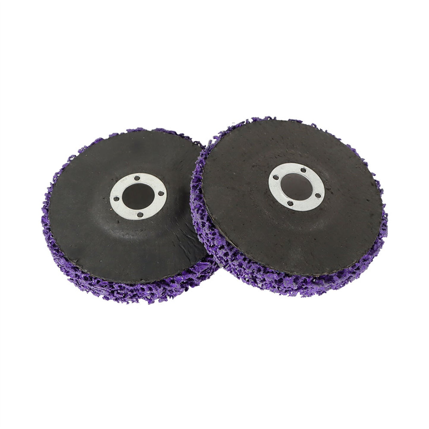 findmall 10Pcs 4 x 5/8 Purple Quick Change Easy Strip Discs Poly Abrasive Wheel Silicon Carbide Abrasive Wheel Fit for Angle Grinders