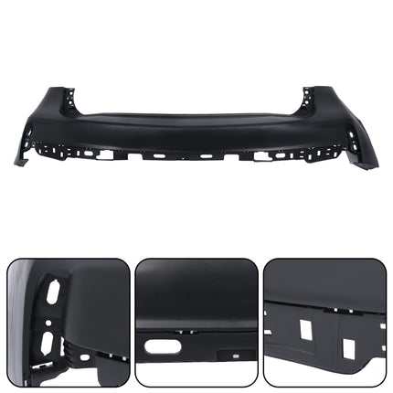 Findmall Rear Upper Bumper Cover for 2017-2020 Acura MDX, No Sensor Holes, Primed