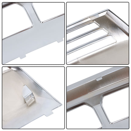 Findmall Front Bumper Lower Valance Skid Plate Chrome Plastic for 2022‑2023 Chevrolet Silverado 1500 Front, Replaces 84878992