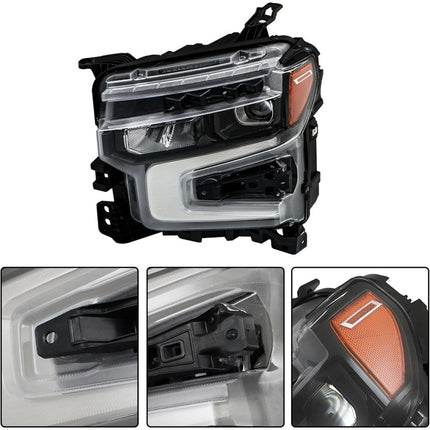 Findmall Headlights Assembly Replacement for Silverado 1500 ZR2 2022-2024