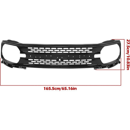 Findmall Black Front Bumper Grille Grill Replacement for B-ronco 2021-2024