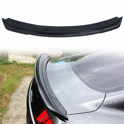 Findmall Painted Glossy Black Rear Trunk Spoiler Wing Replacement for 2015-2021 Mustang Coupe Models Track Pack Style
