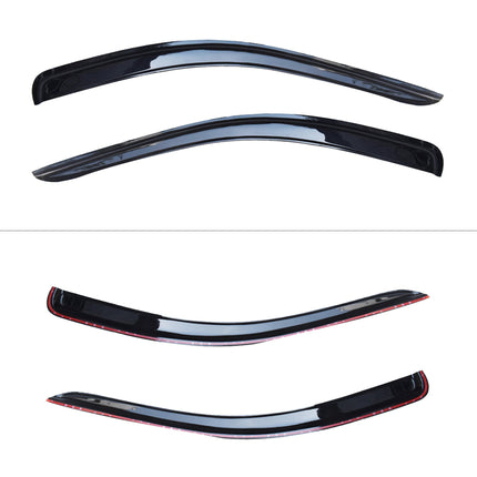 Findmall Side Window Deflectors Visor Vent Rain Guard Replacement for 2002-2009 Ram Quad Cab