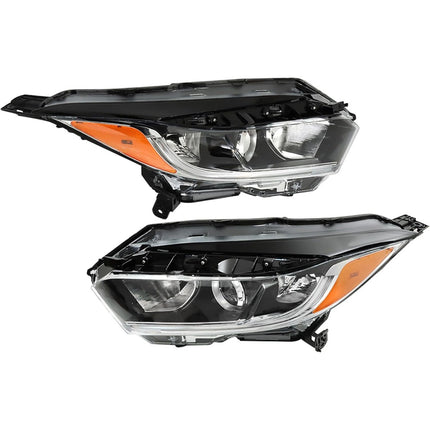 Findmall Headlight Assemblies for 2019–2021 Honda HR-V Front Left and Right, Replaces 33150-T7A-A31 and 33100-T7A-A31