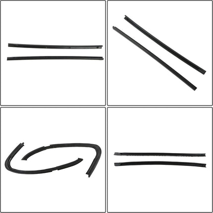 Findmall Window Weatherstrip Kit for 1973-1974 Chevrolet Blazer & C/K Pickups, 4-Piece