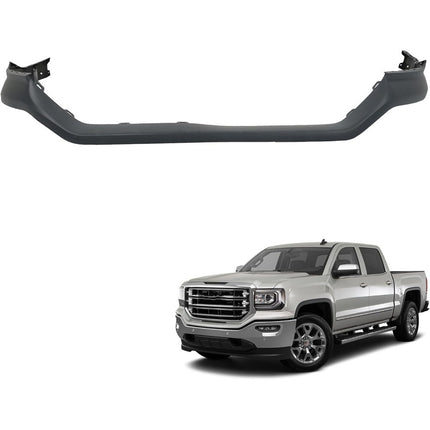 Findmall Primed Front Upper Bumper Cover Replacement for 2016-2018 GMC Sierra 1500, GM1014117