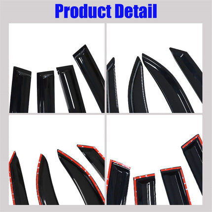 Findmall Side Window Visor Vent Rain Guard Deflector Replacement for 1998-2002 Toyota Corolla Sedan
