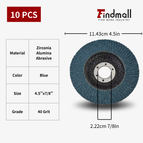 40 grit / 10pcs