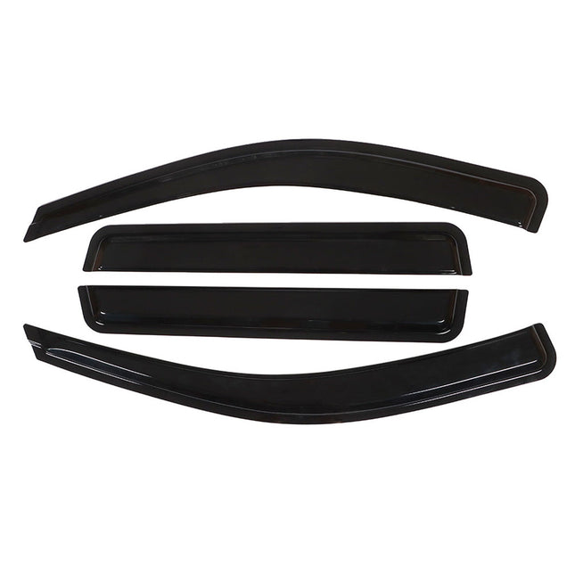 Findmall Side Window Visor Vent Rain Guard Black Acrylic Replacement for 1999-2004 Grand Cherokee